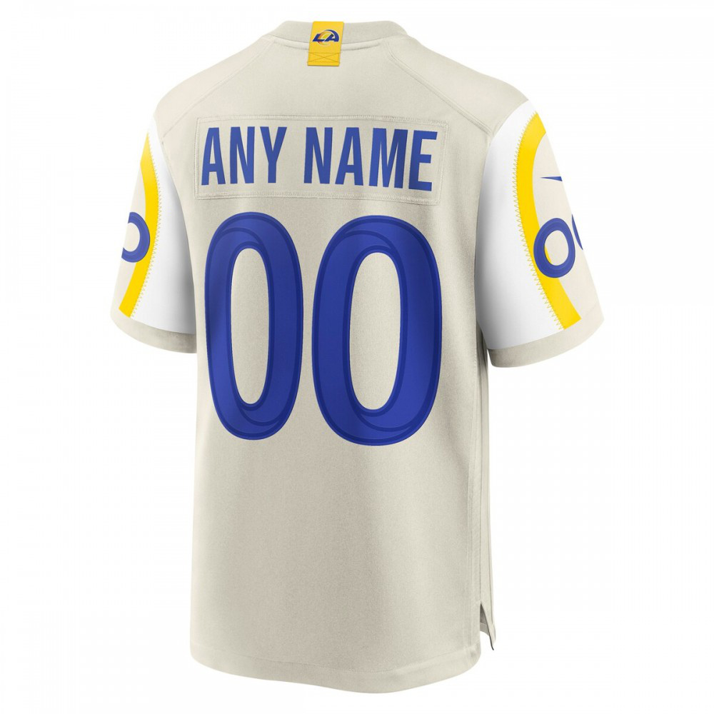 Nike Los Angeles Rams Custom Game Jersey - Bone-GridironStore